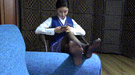 【KM摄影】4K 009-甜甜黑丝足搓脚趾封面图