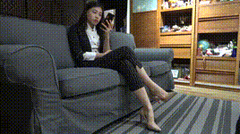 【KM摄影】4K 028-黄晶晶高跟挑鞋封面图