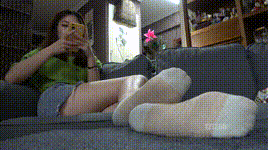 【KM摄影】4K 144 牛仔热裤棉袜封面图