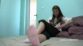 【KM摄影】4K 023-沈佳惠棉袜脚底封面图