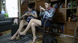 【KM摄影】4K 132 下班的空姐，肉丝凉高跟挑鞋封面图