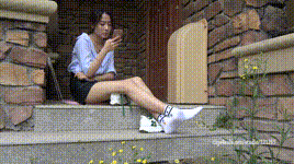 【KM摄影】4K 291 孟苏思棉袜Mengss SNEAKER dan dirty socks