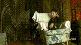 【KM摄影】4K 113 穆乐空姐装试穿凉鞋和靴子秀脚