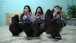 【KM摄影】4K 298 三位当家花旦黑丝脚