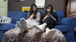 【KM摄影】4K 307 亚丽和她的闺蜜展示原味棉袜